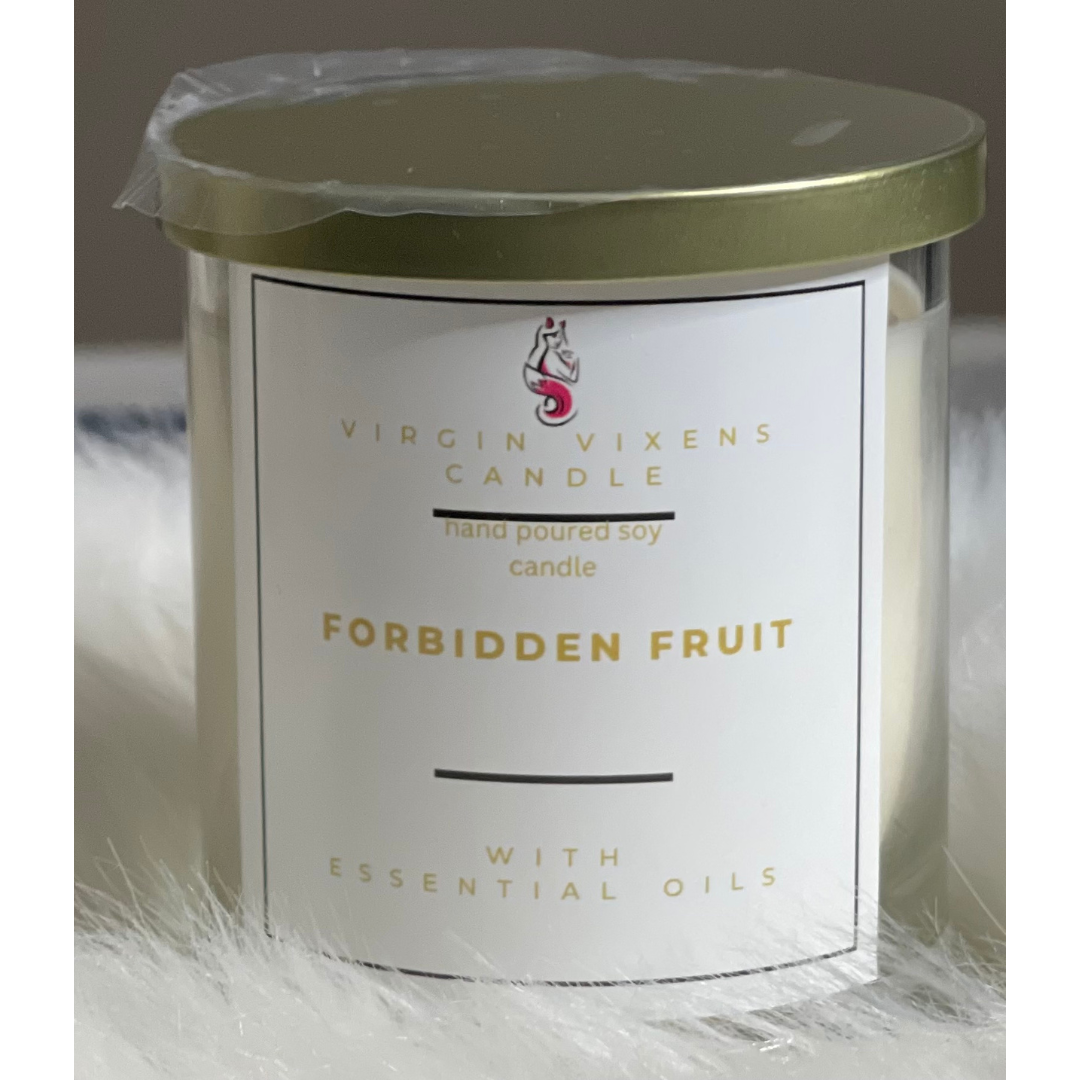 Indulge in the Tempting Aroma of "Forbidden Fruit" Candy Mapel Apple Scented Candle