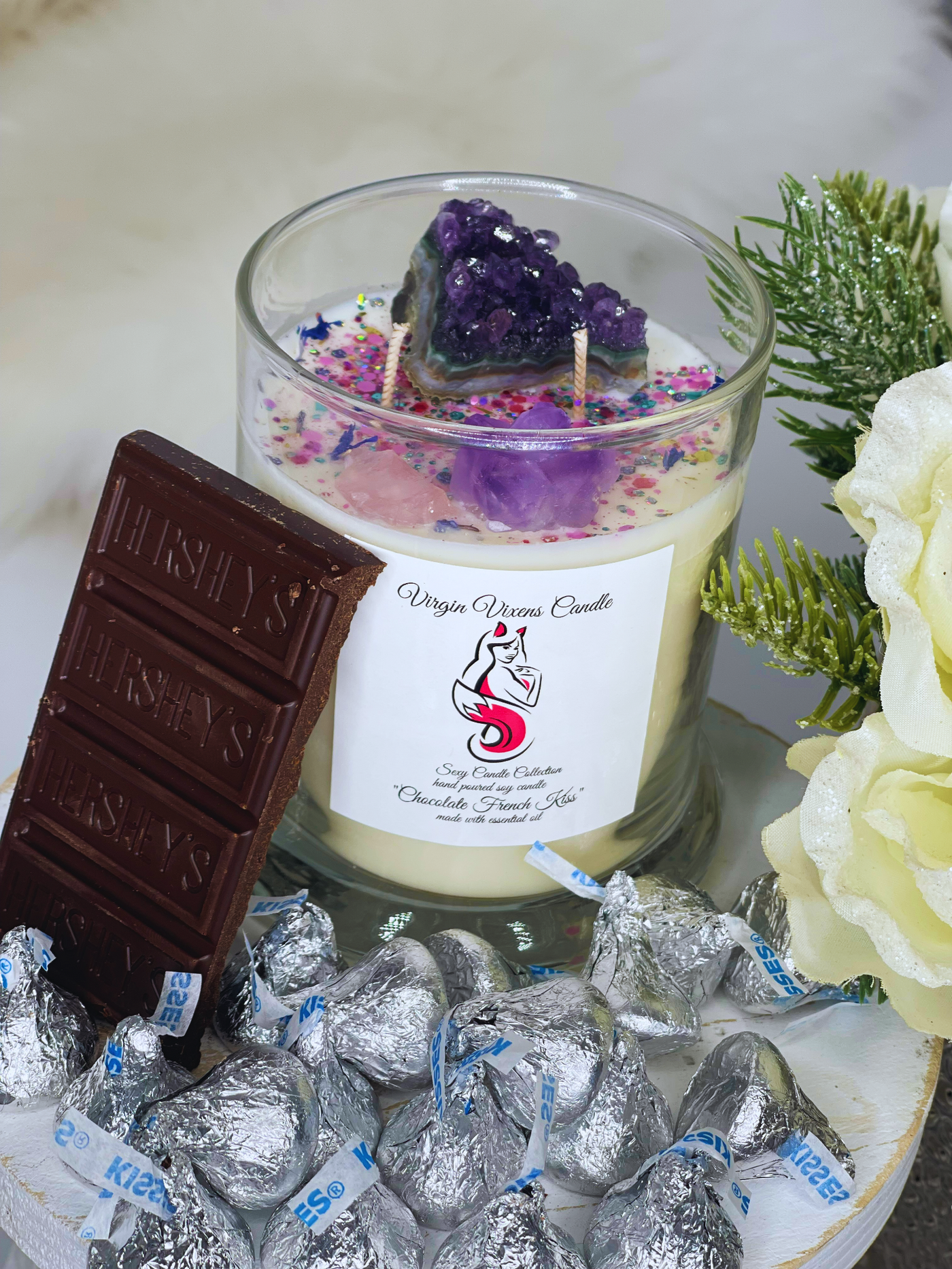 Scented Candles, Chocolate French Kiss, Mint Chocolate, Home Fragrance