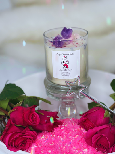 Pussy Fairy, scented candles, home fragrance, floral scents, citrus scents, soy candles